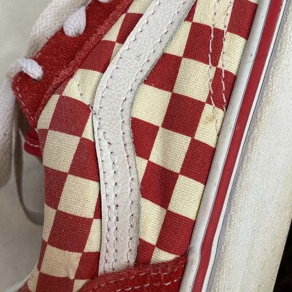 Youth Vans Old Skool Checkerboard sneakers size 3.5 - Picture 10 of 16